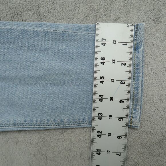 Express Jeans Women's Fits 34x30 (No size Tag) Blue Mid-Rise Legging Denim Pants - Picture 4 of 15